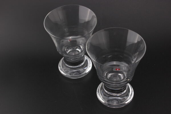 IITTALA, ELINOR, VIINILASIT, 2 KPL , JORMA VENNOLA - Image 2