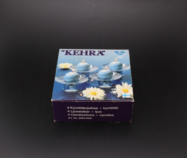 RIIHIMÄEN LASI KEHRÄ KYNTTILÄNJALAT, 4 KPL - Image 6