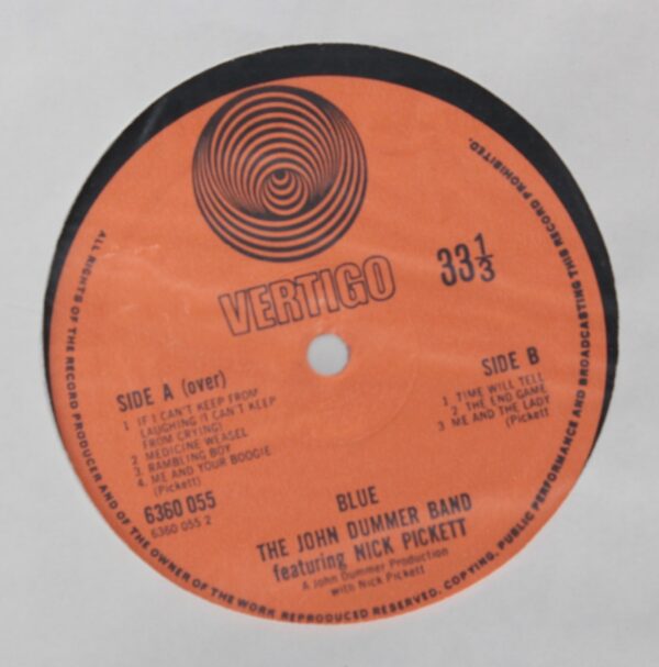 LP-LEVY THE JOHN DUMMER BAND: BLUE - Image 4
