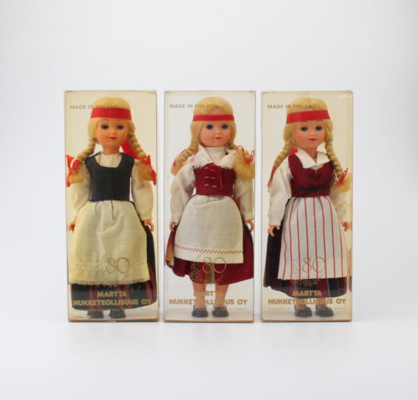 MARTTA NUKKETEOLLISUUS KANSALLISPUKUNUKET, 3 KPL - Image 2