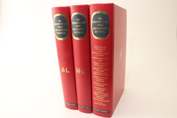 THE READER`S DIGEST GREAT ENCYCLOPAEDIC DICTIONARY VOL. 1-3