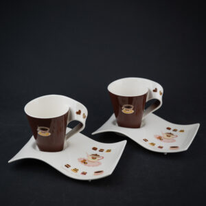 VILLEROY & BOCH NEW WAVE KAHVIKUPIT JA ASETIT 2 KPL