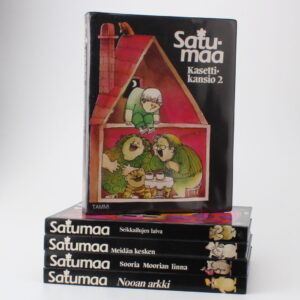 SATUMAA KIRJAT JA KASETIT, 4 KPL