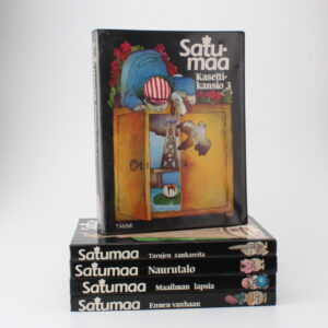 SATUMAA KIRJAT JA KASETIT, 4 KPL