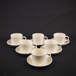 ARABIA TEEMA KAHVIKUPIT JA LAUTASET 6 KPL