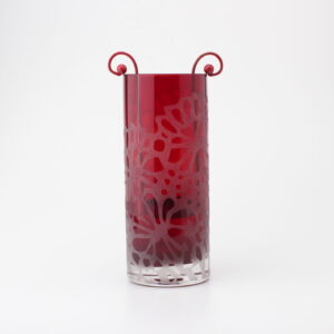 PUNAINEN KYNTTILÄLYHTY