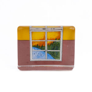 IITTALA "SUOJASSA METSÄN" -LASIKORTTI