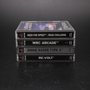PLAYSTATION 1 PELISETTI, 4 KPL