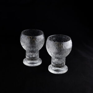 IITTALA KEKKERIT PUNKKU PUNAVIINILASIT 2KPL